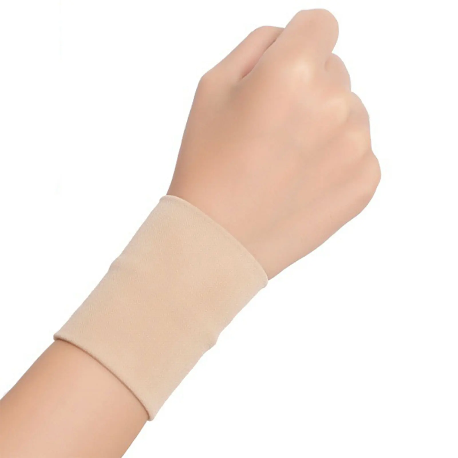 

2Pcs Medical Wrist Bracer Breathable Lightweight Support Promote Circulation Injury Protector Size S Beige Medical Wrist Bracer
