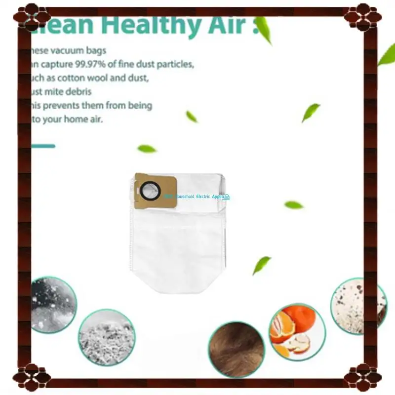 20 ชิ้นสําหรับ Dreame L20 Ultra/X20 Pro หุ่นยนต์อะไหล่สูญญากาศถุงเก็บฝุ่นอะไหล่ทดแทน