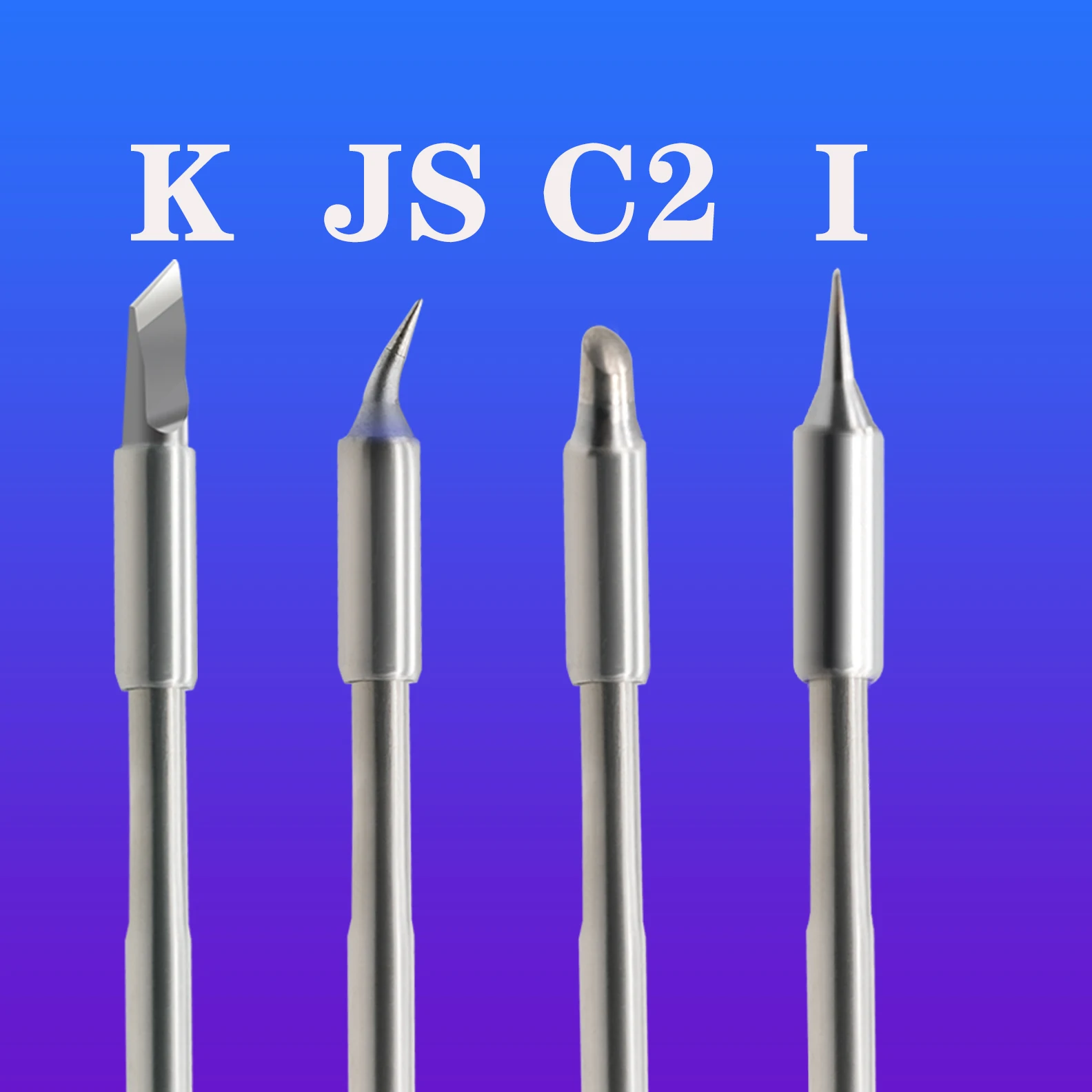 4 Pieces.Soldering Iron Tip VECO C245 I K JS C2.Universal 245 Soldering Tips Suitable for  T245 Soldering Station JBC 245 Handle