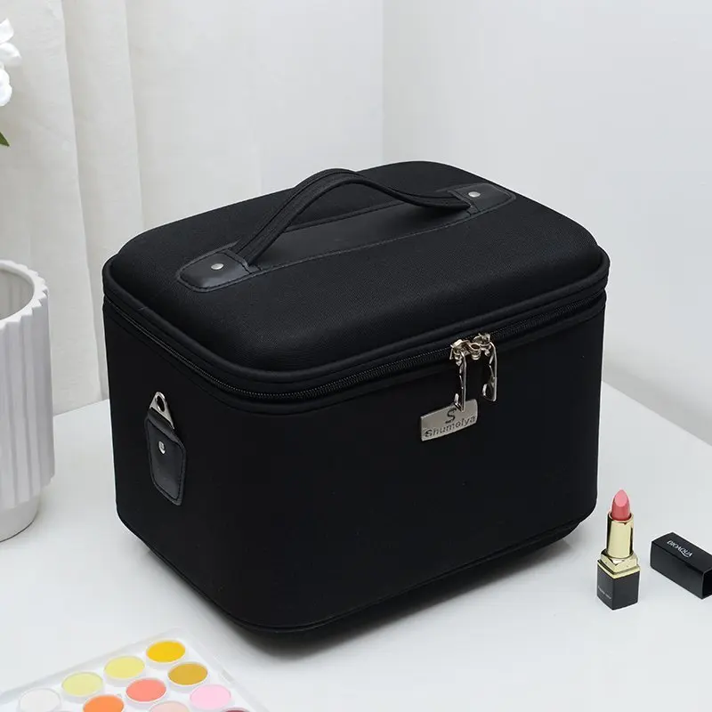 Cosmetic Case Waterproof Oxford Cloth Multi-layer Cosmetic Bag Large Capacity Handheld Shoulder Female Cosmetic Bag