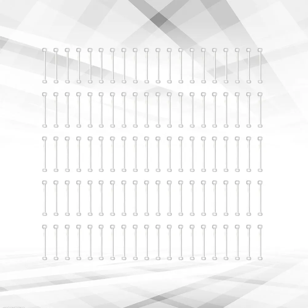 

200 Pcs Charms for Jewelry Making Earring Accessories Connecting Rod Silver Connector Bar Link