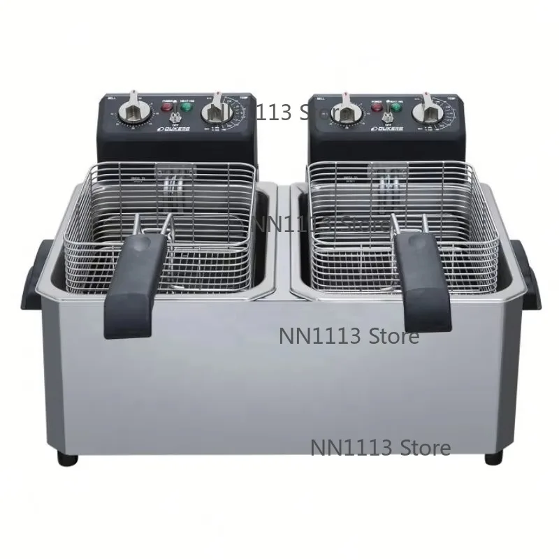 

14L Commercial Restaurant Double-tank Double-screen Electric Fryer CB CE ETL Certification Multi-function Deep Fryer