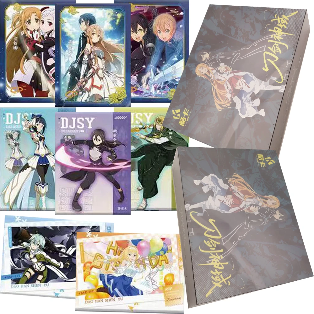 Sword Art Online‌ Hobby Collection Cards Anime Character SP UR SSR Style Theme Design High Quality Peripheral Cards Kids Gifts