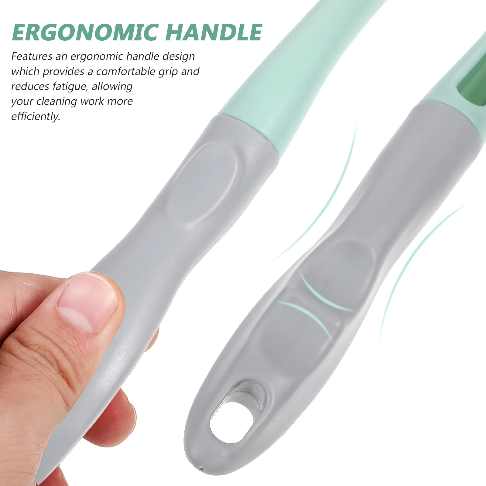 

4Pcs Window Squeegee Set PP TPR Ergonomic Handle Portable Shower Screen Cleaner Glass Door Scrubber Tile Hooks