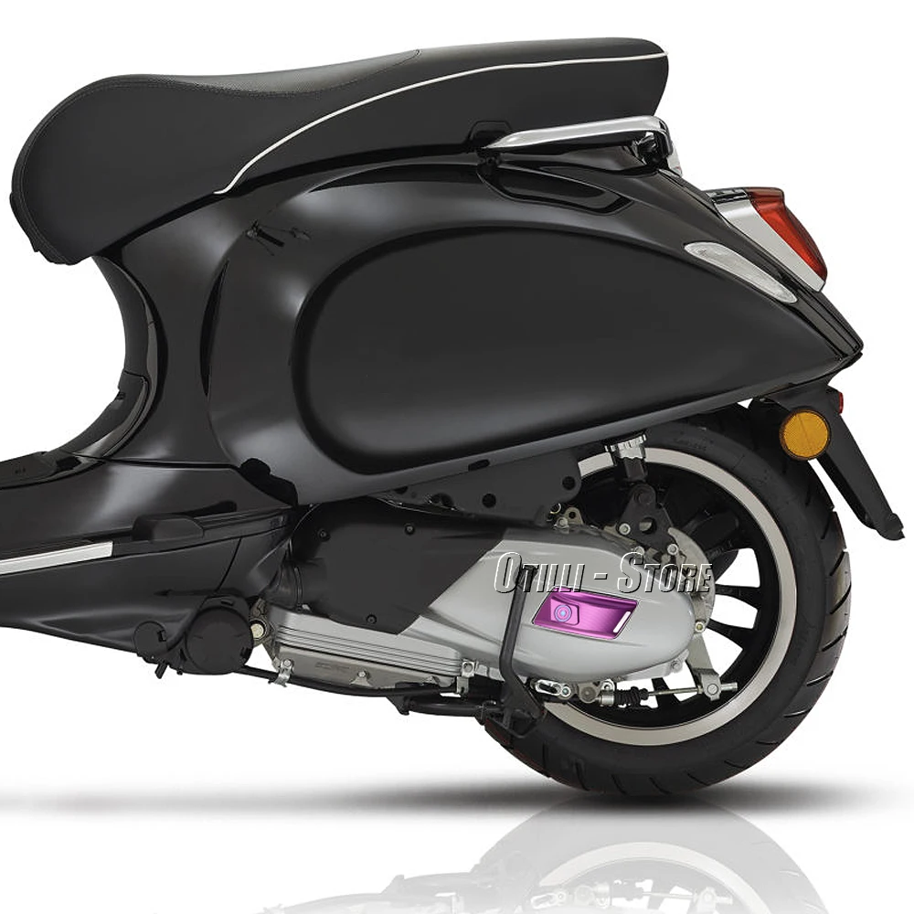 

Motorcycle CNC Clutch Square Cover Drive Cover Transmission Cover Cap For Vespa Primavera 125 150 Sprint 150 SPRINT 125