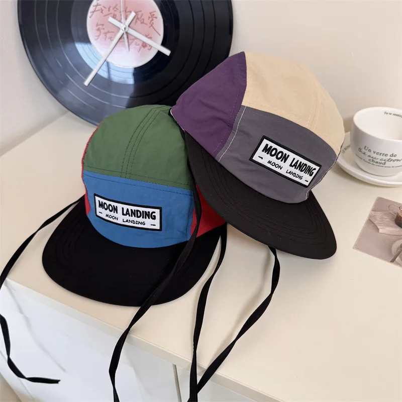 Ladies' Visors American Color Blocked Cool Quickly Drying Personalized Versatile Sunshade Sports Outdoor Baseball Caps For Girl