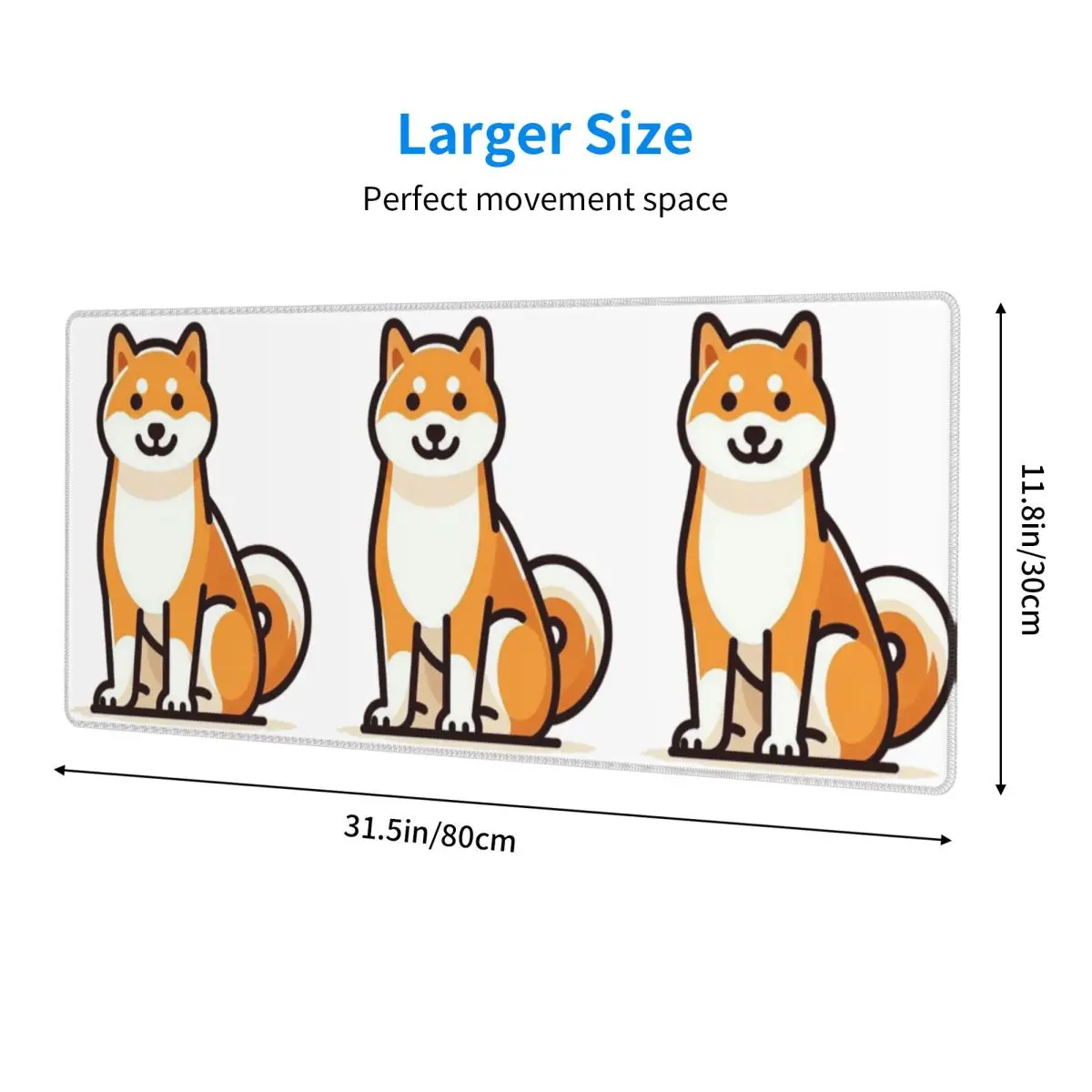Shiba Inu_ A Comprehensive Guide Large Mouse Pad Computer Keyboard Mouse Mat Gamer PC Laptop Desk Mat Office Table Mats