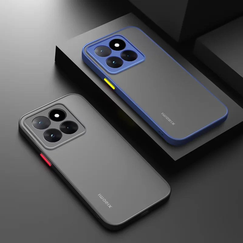 Einfache Rüstung Stoßstange Fall Für Xiaomi Mi 14T 13T 12T 11T 10T Pro Fall Für Mi 14 13 10 11 Lite NE 12S Ultra Matte Telefon Abdeckung