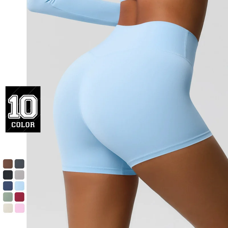 

High Waist Seamless Shorts Women Scrunch Butt Yoga Shorts Push Up Gym Fitness Running Booty Cycling Workout Short Women Clothing