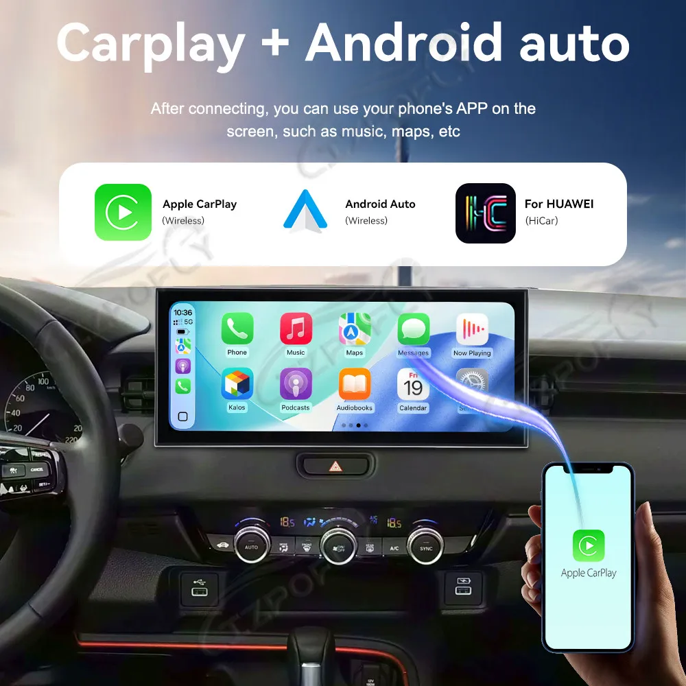 

Автомобильный радиоприемник Carplay 15,8 дюйма с сенсорным экраном для Honda XR-V Vezel 2023-2025 Android15, GPS-навигация, мультимедийный плеер, головное устройство, авто
