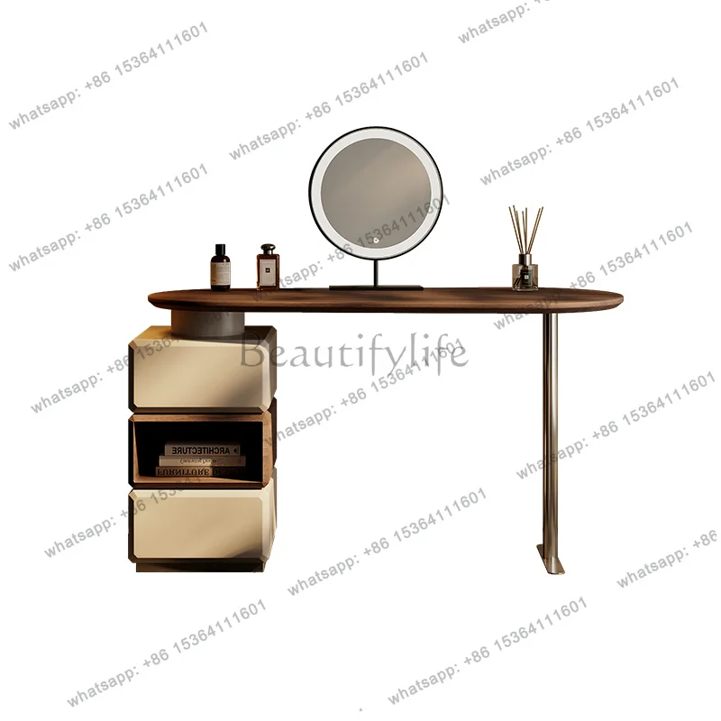 LSLuxury Nordic Dressing Table Storage Modern Dresser Mirrors Dressing Table Bedroom Drawers Penteadeira Feminina Furniture