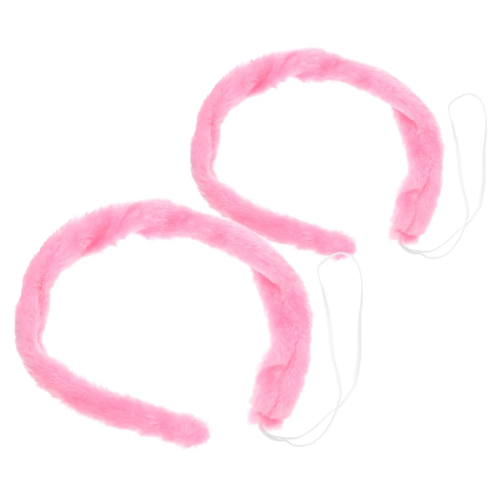 

2Pcs Animal Tail Prop for Cosplay Dress Up Party Halloween Theme Event Performance Accessory Comfortable Fabric Material Long