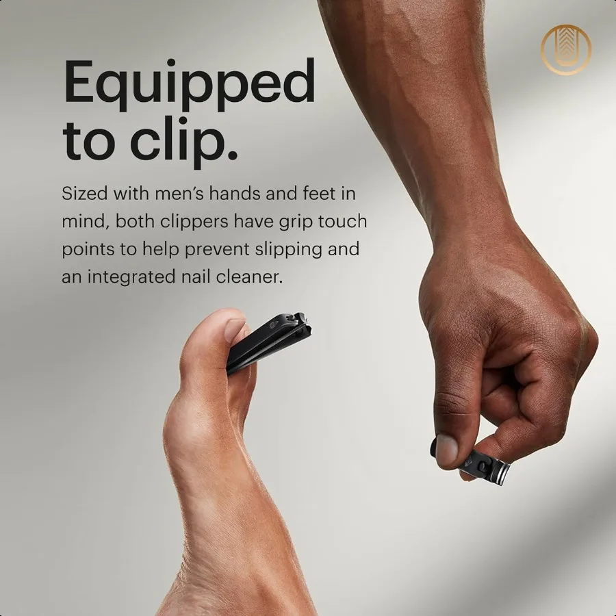 ชุดกรรไกรตัดเล็บสำหรับผู้ชาย รุ่น Shears 3.0 5 ชิ้น ชุดอุปกรณ์ดูแลเล็บมือและเล็บเท้าสำหรับเดินทาง ทำจากสแตนเลส พร้อมที่ตัดเล็บมือและเล็บเท้า และตะไบเล็บ