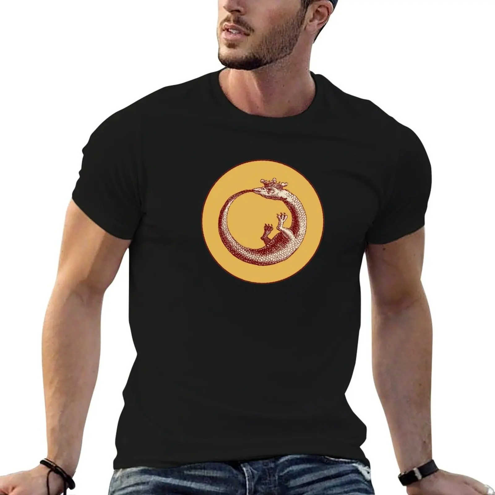 

Ouroboros T-Shirt t shirts with prints cotton t shirt man T-Shirt