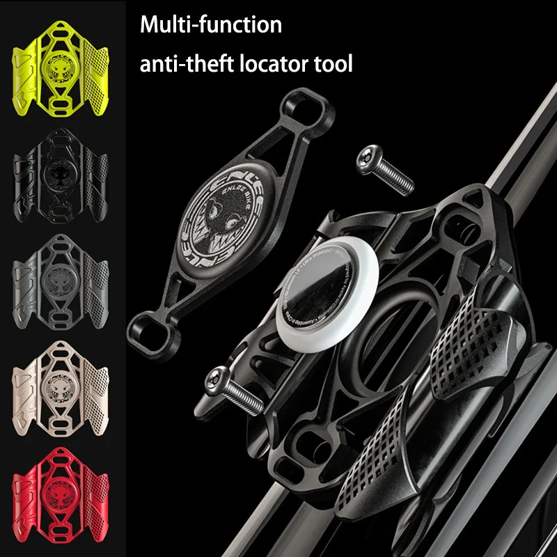 Bicycle Airtag Tracker Road Car Hidden Locator Anti-theft Anti-loss Multi-functional Stand Smart Bluetooth Airtag GPS Locator