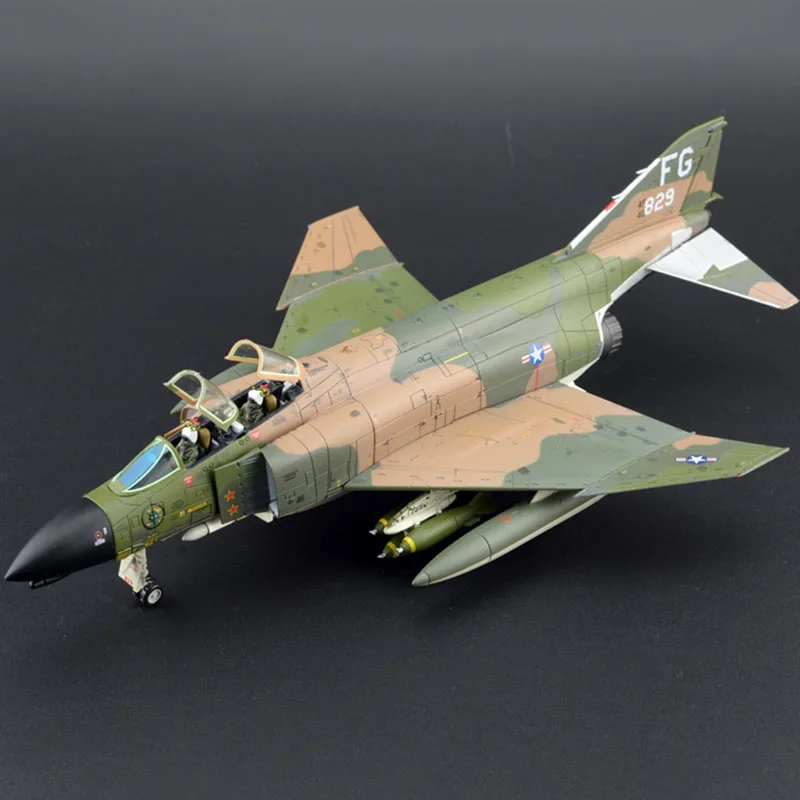 AC 1:72 Scale F-4C 8th Tactical Wing 433rd Tactical Squadron Fighter Military Aircraft Model Diecast Alloy Classics Toys Gifts