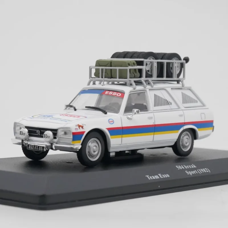 

Литая модель автомобиля 1:43 Масштаб 504 Break 1982 из сплава, готовая Коллекционная модель, украшение, подарок, игрушка, дисплей