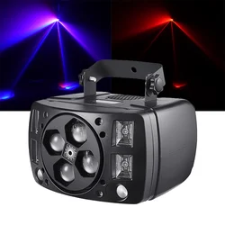 Bee Eye 50W 4 in1 Purple Red Green Laser Projector Lamp DMX 512 Strobe Sound Control Stage Lighting DJ Disco Party Lights