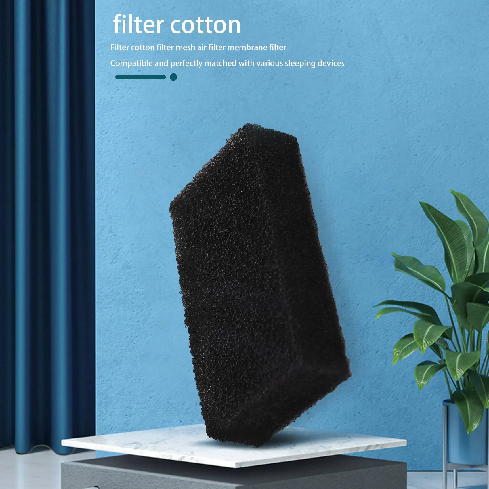 

A69Z 50PCS CPAP Filters For Respironics Premium Foam Filter And Ultra Fine Filters Respironics M Series