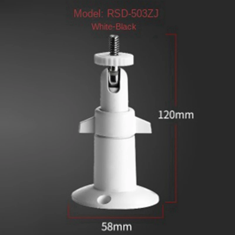 Parede e teto Security Bracket para câmera, montagem ajustável, interior e exterior, 2X
