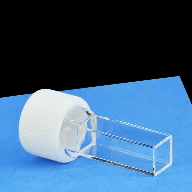 10mm Quartz Spiral Groove Colorimetric Dish 3.5ml Can Be Inserted Into Electrode 1pc
