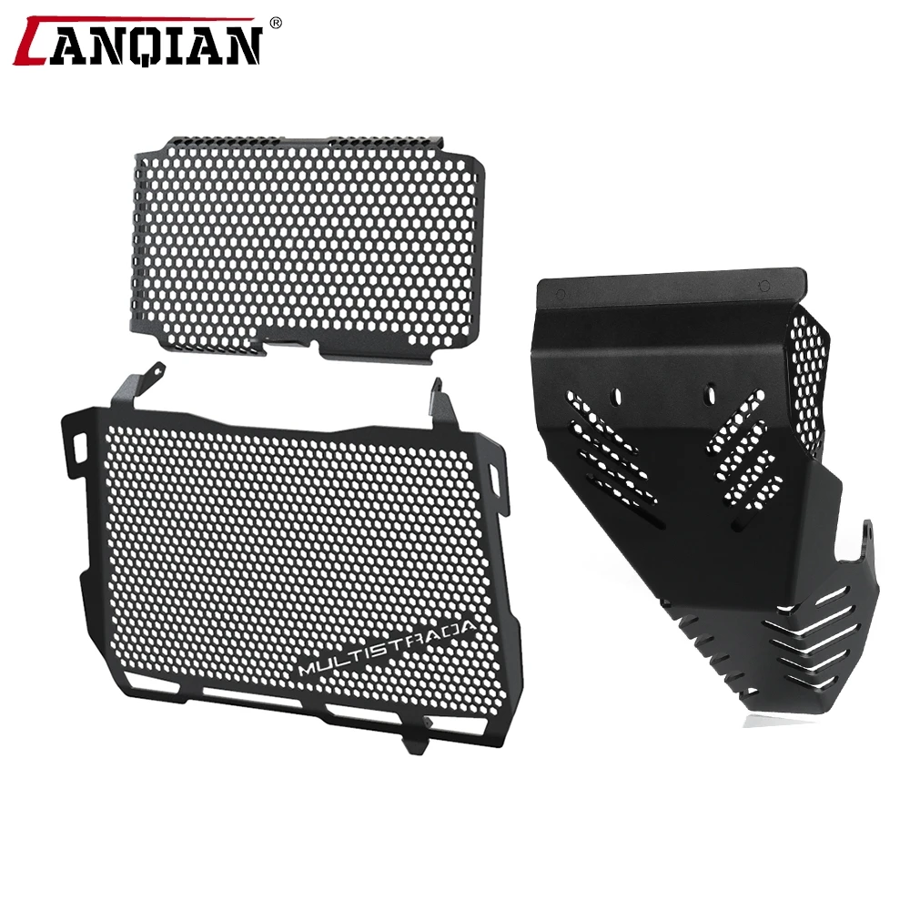 

For Ducati Multistrada 1260 Pikes Peak D/Air 1260S Grand Tour 2018-2020 Motorcycle Accessories Radiator Guard Oil Cooler Set