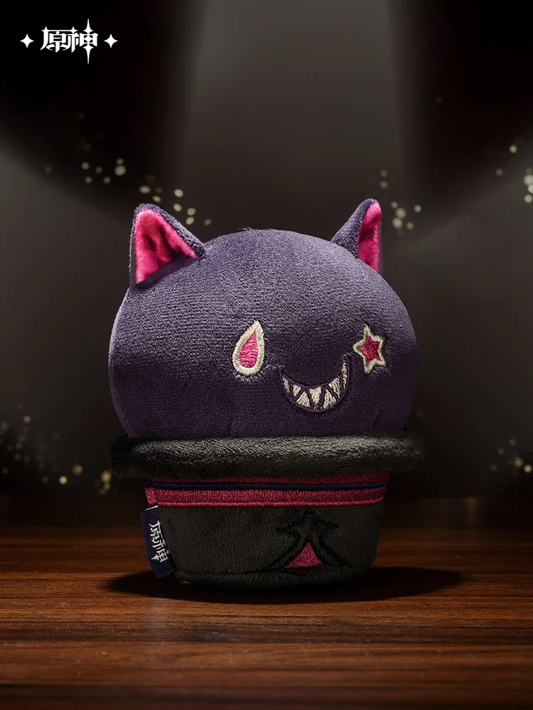 ليني القطيفة دمية المفاتيح الرسمية لعبة Genshin Impact Merch مضحك القط قلادة تأثيري الدعامة لهدايا Doujin عيد الميلاد