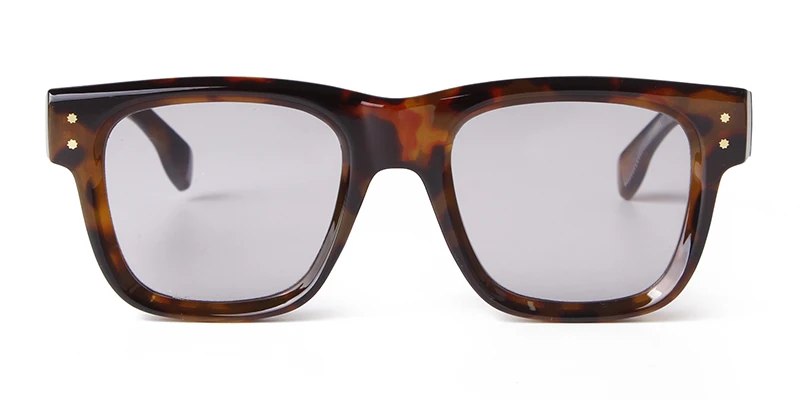 Klassische Niet quadratische Sonnenbrille Frauen Männer 2024 Marke Designer Mode Vintage Nagel rahmen Schildpatt Sonnenbrille uv400 s24115 – Detail 9