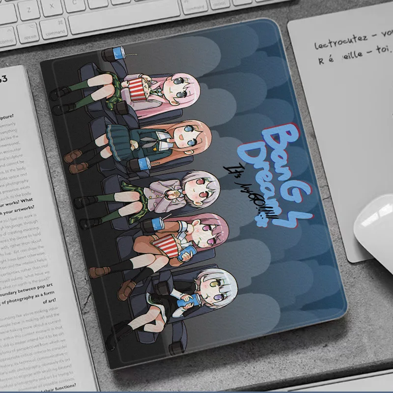 BanG Dream! It's MyGO!!!!! Anime Case For iPad 10.2 7th 8th 9th 10th Air 2 3 4Mini 1 3 5 6 Case Luxury Silicone iPad Pro 11 10.9