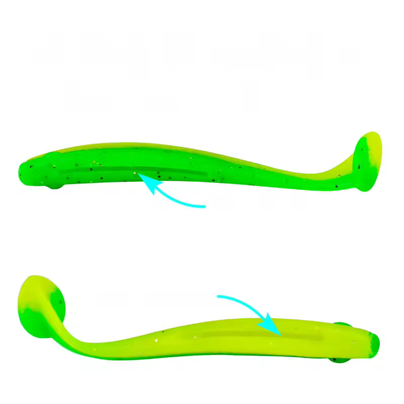 Fishing Lure 55mm 70mm 90mm T Tail Worm Soft Bait Jigging Wobblers Tackle Bass Pike Artificial Silicone Swimbait - Image 5