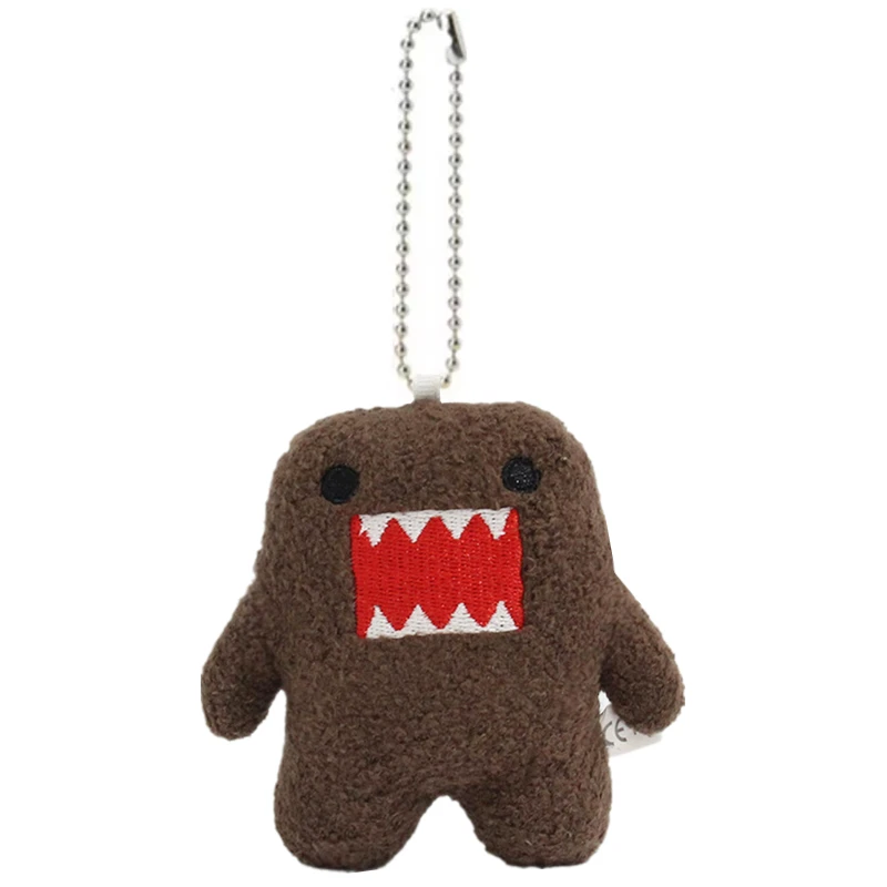 

Domo Kun Plush Keychain Ball Chain Cartoon Anime Kawaii Cute Bag Keychains Charm Keyring Keyholder Small Gift