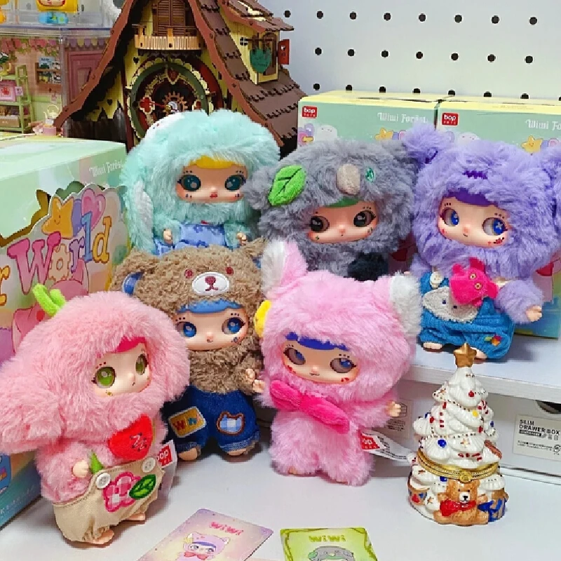 

Wiwi Forest Inner World Виниловое лицо Плюшевая глухая коробка Настольное украшение Симпатичные модные игрушки Рюкзак Подвеска Таинственная коробка Соберите подарки