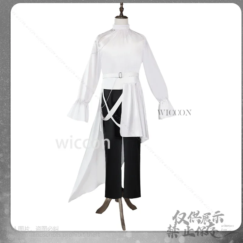 أزياء كوسبلاي لوكا التأثيرية أنيمي الغريبة لمرحلة الأداء زي المعبود بدلة أصفر فاتح شعر مستعار قصير لحفلات الهالوين Cus