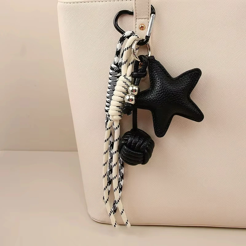 

Unisex Bag Pendant Star and Ball Decoration Cute Fashion for Girls Funny Simple Design