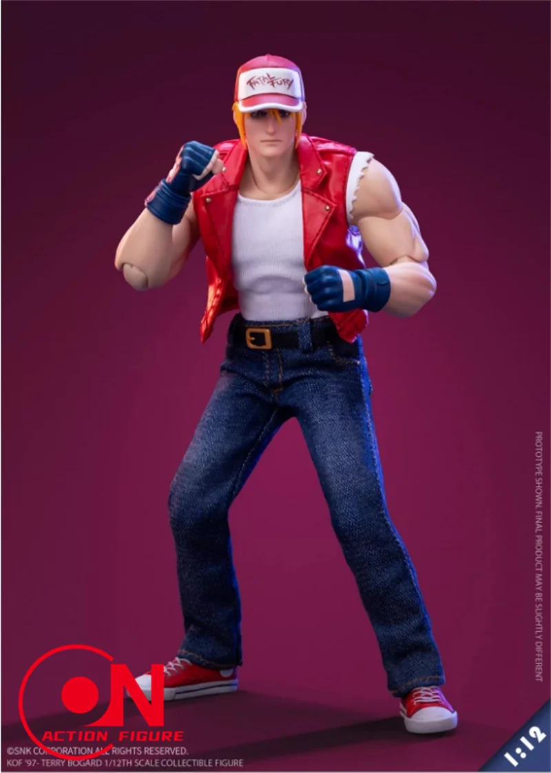 Q2 TUNSHI Studio TS-XZZ-005 1/12 Terry Bogard Double Head Action Figure 15.5cm Male Soldier Full Set Collectible Model Toy