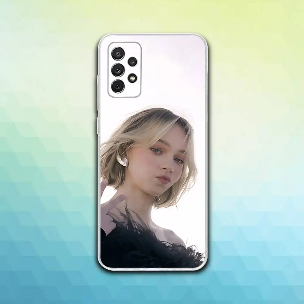 حافظة هاتف لهاتف سامسونج S30,23,21,22,20, FE lite,S10,9,8,7 PIus Note20ultra Soft E-Emma Actor M-Myers شفافة