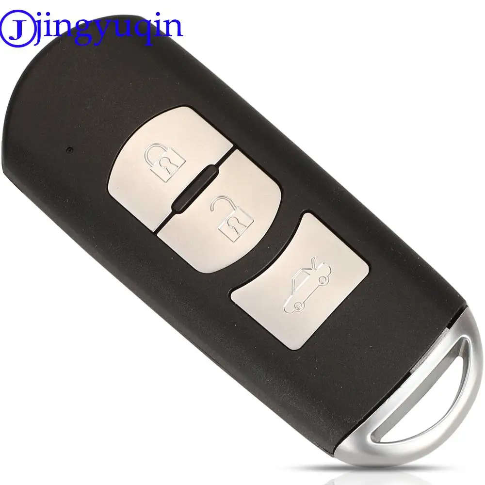 jingyuqin 3-przyciskowa obudowa inteligentnego kluczyka do MAZDA M2 M3 M5 M6 CX-3 CX-5 Demio Axela Premacy Atenza Car Remote Keyless Case Fob