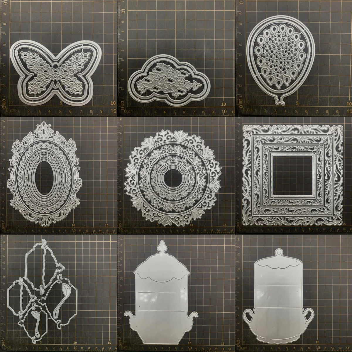 

9 kinds Flowers Frame Clouds Metal Cutting Dies Stencils For DIY Scrapbooking Decorative Embossing Handcraft Die CutsTemplate