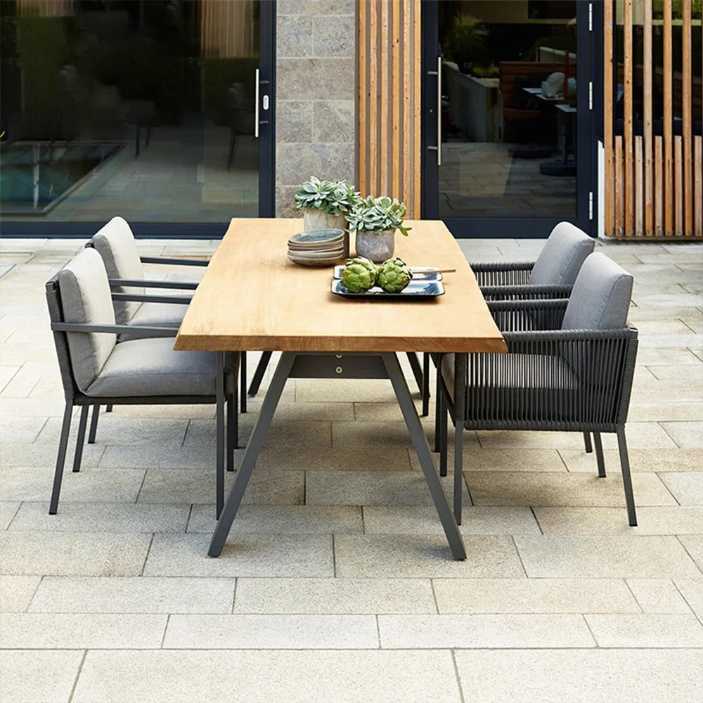 Outdoor sofa rattan furniture hotel homestay model room villa courtyard garden outdoor leisure sofa
