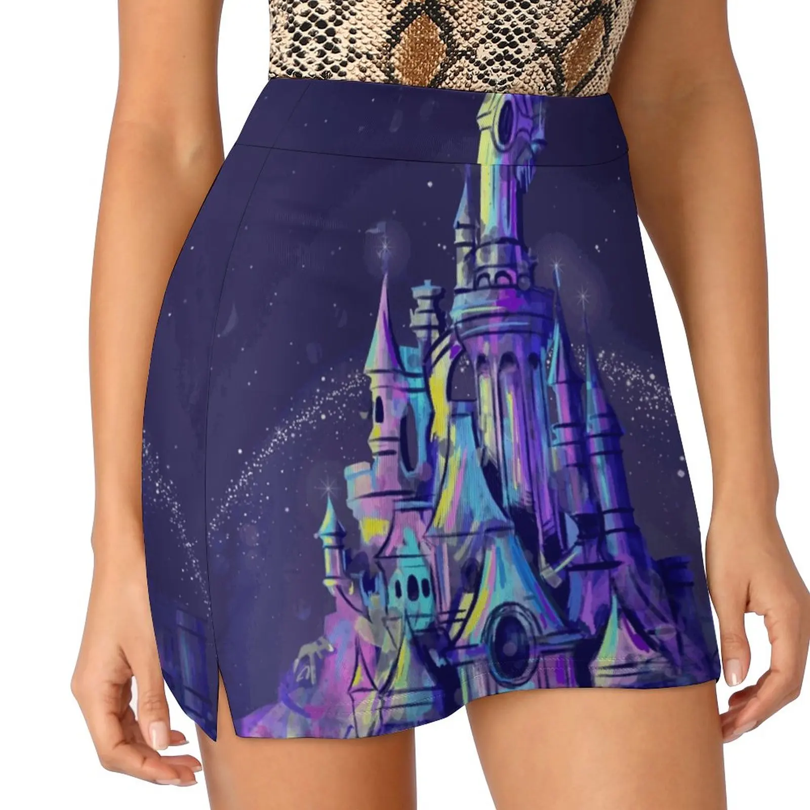 Magic Princess Fairytale Castle Kingdom Korean Fashion Skirt Summer Skirts For Women Light Proof Trouser Skirt Magic Kingdom