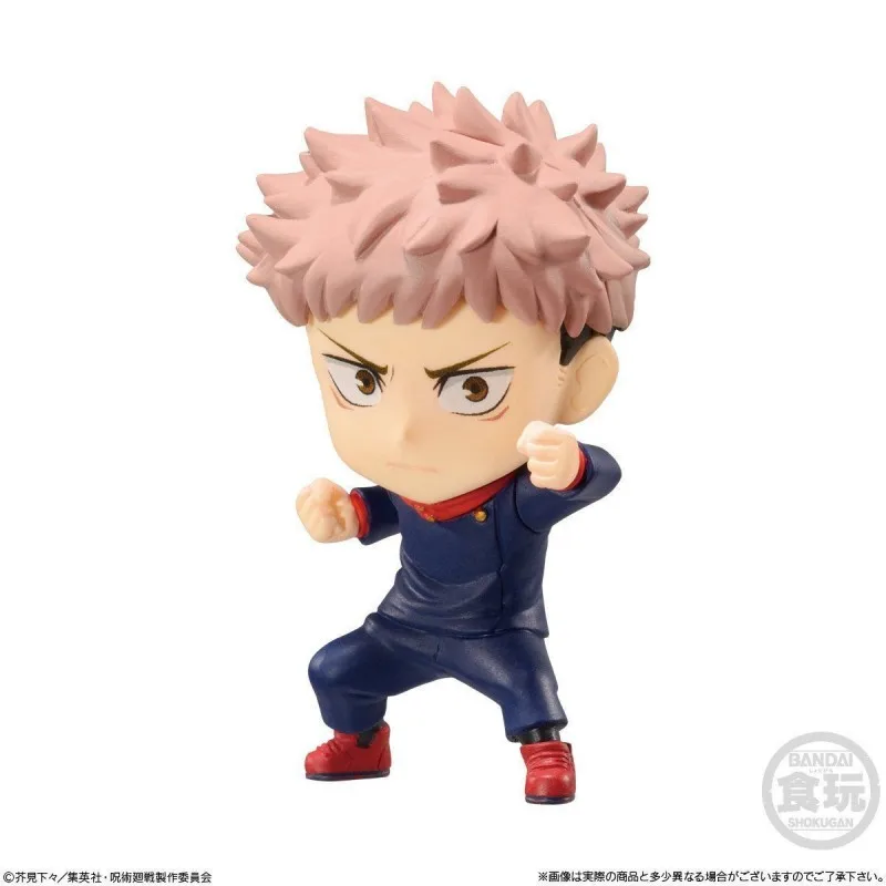 Bandai Original 7 Stück Werbung Bewegung 01 itadori yūji Action figur Jujutsukaisen Spielzeug für Kinder Geschenk Sammler Modell Ornamente