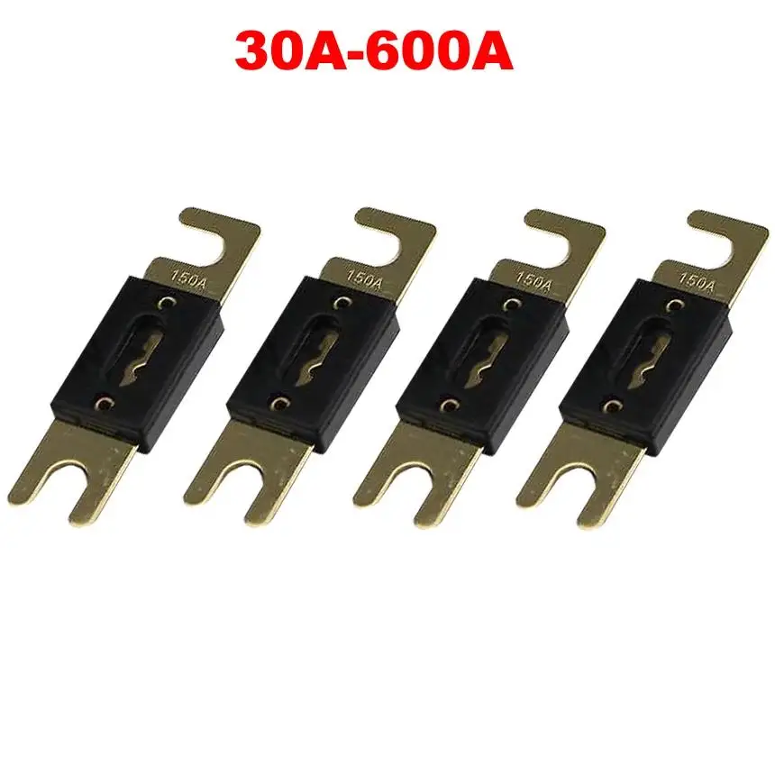 

180A 200A 250A 275A 300A Truck 400A 425A 500A 600A Gold Plated 350A Fuse Bolt-on Link Audio ANL Car Fusible Blade Auto Stereo