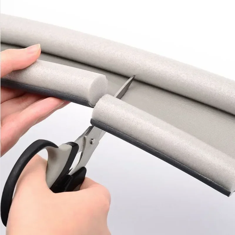Flexible Door Bottom Seal Strip Draft Guard Weatherproof Soundproof Stopper For Noise Wind Dust Bugs Cockroach Home Protection