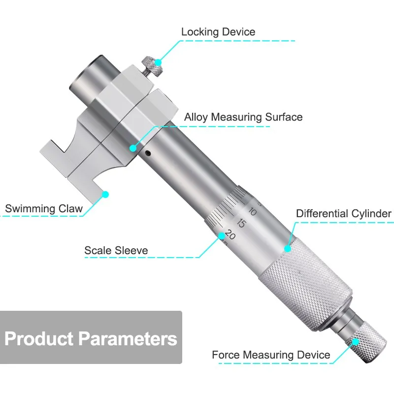 XCAN Internal Micrometer Inside Micrometer Micrometric Gauge For Measurement Indoor Internal Diameter Meter Measuring Tool