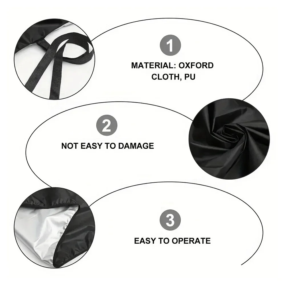 Universal Waterproof Polyester Fiber Cargo Mat Portable Dustproof Luggage Liner Pet Mat for Car SUV Trunk Protection image 5