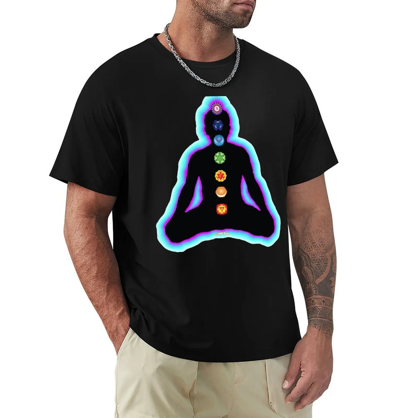 

Chakras Meditation T-Shirt Funny t-shirt oversized t shirt t shirt men