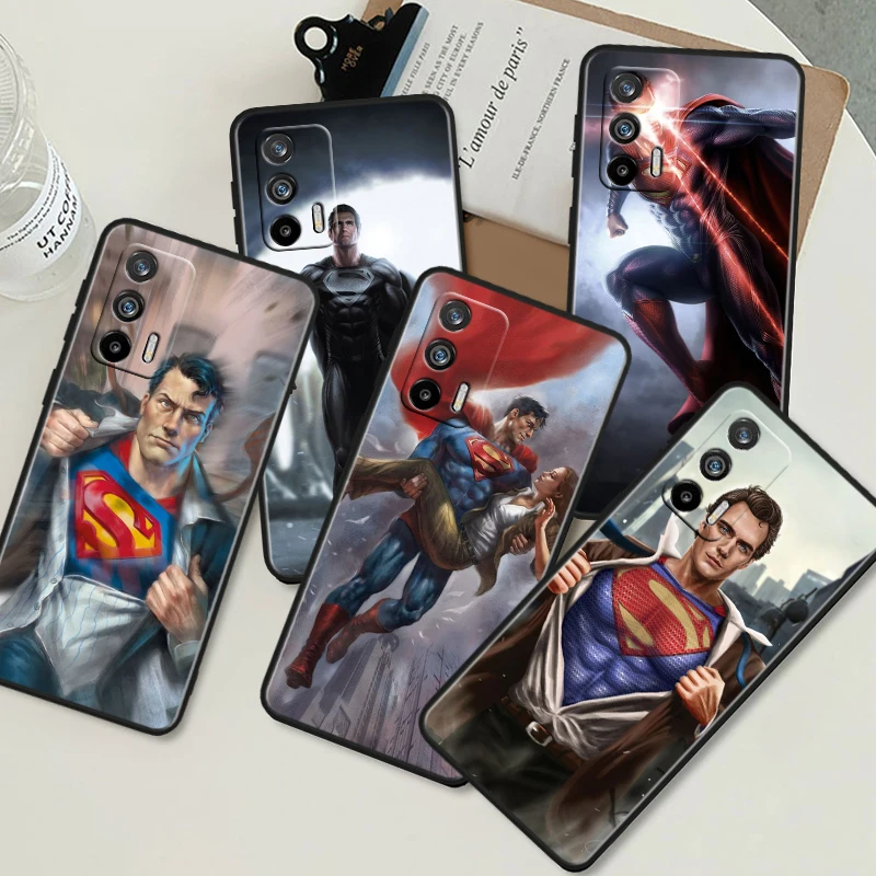 Batman Superman Cute For OPPO Realme GT Neo 5 SE 10 9i 8i 7i 6s 5 Narzo 50i 50A 240W Pro Plus Black Soft Phone Case