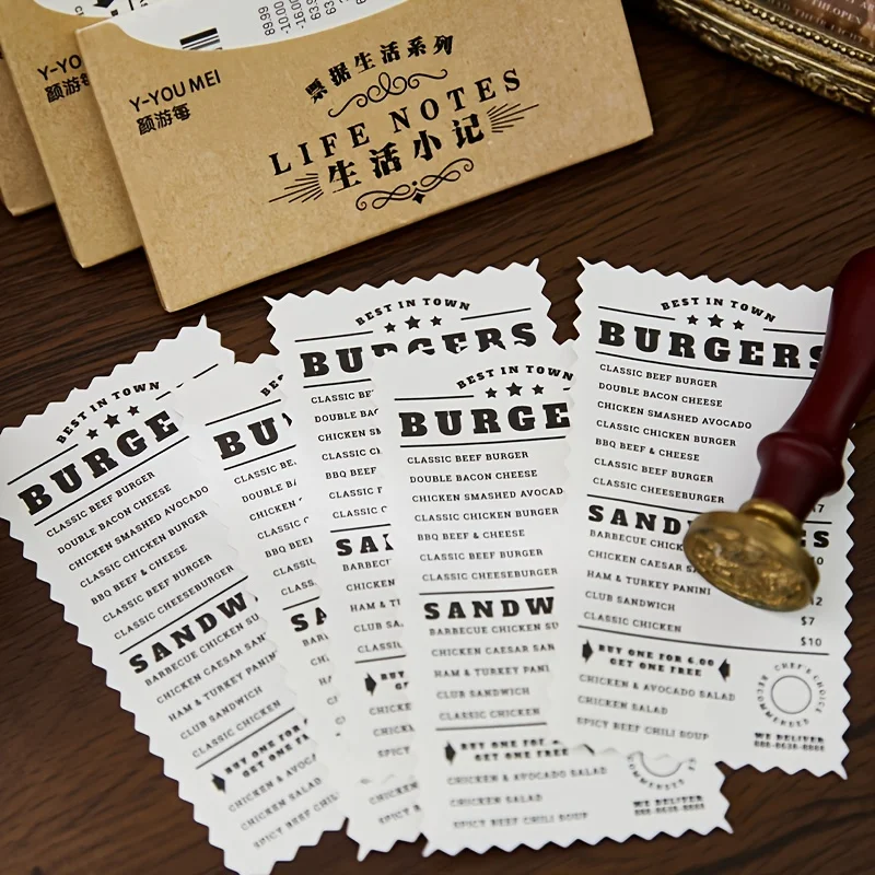 

50 шт./упаковка, декоративная бумага для скрапбукинга, дневника