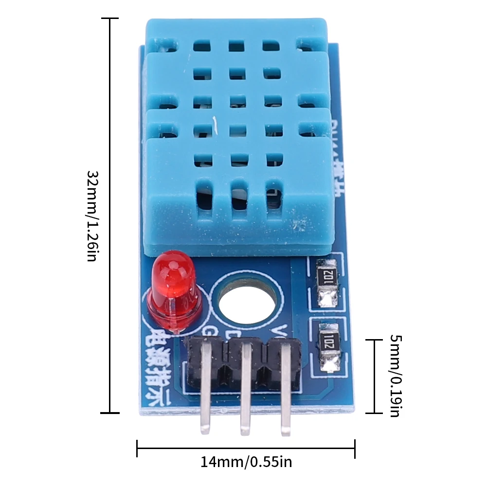 5/10PCS DHT11 Digital Temperature&Humidity Sensor Module Board 3.3-5V 3-Wire High Precision Ultra-low Power Module For Arduino