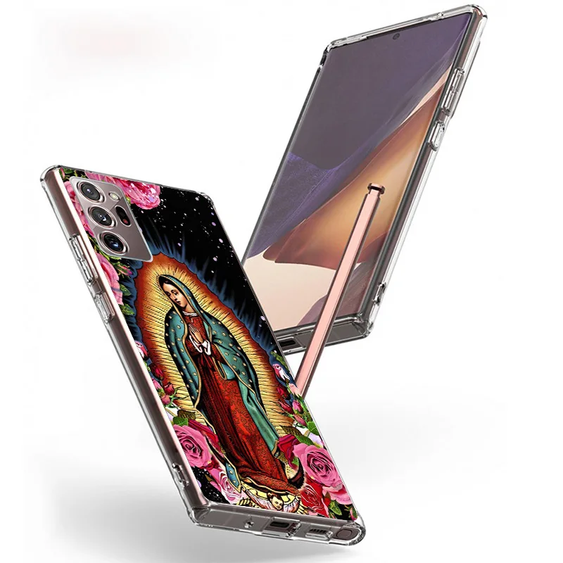 Virgin De Guadalupe Virgen Mary Phone Case For Samsung Galaxy S24 Ultra S23 S22 S21 Plus S20 FE S10E S10 S9 S8 + Personalized Pr